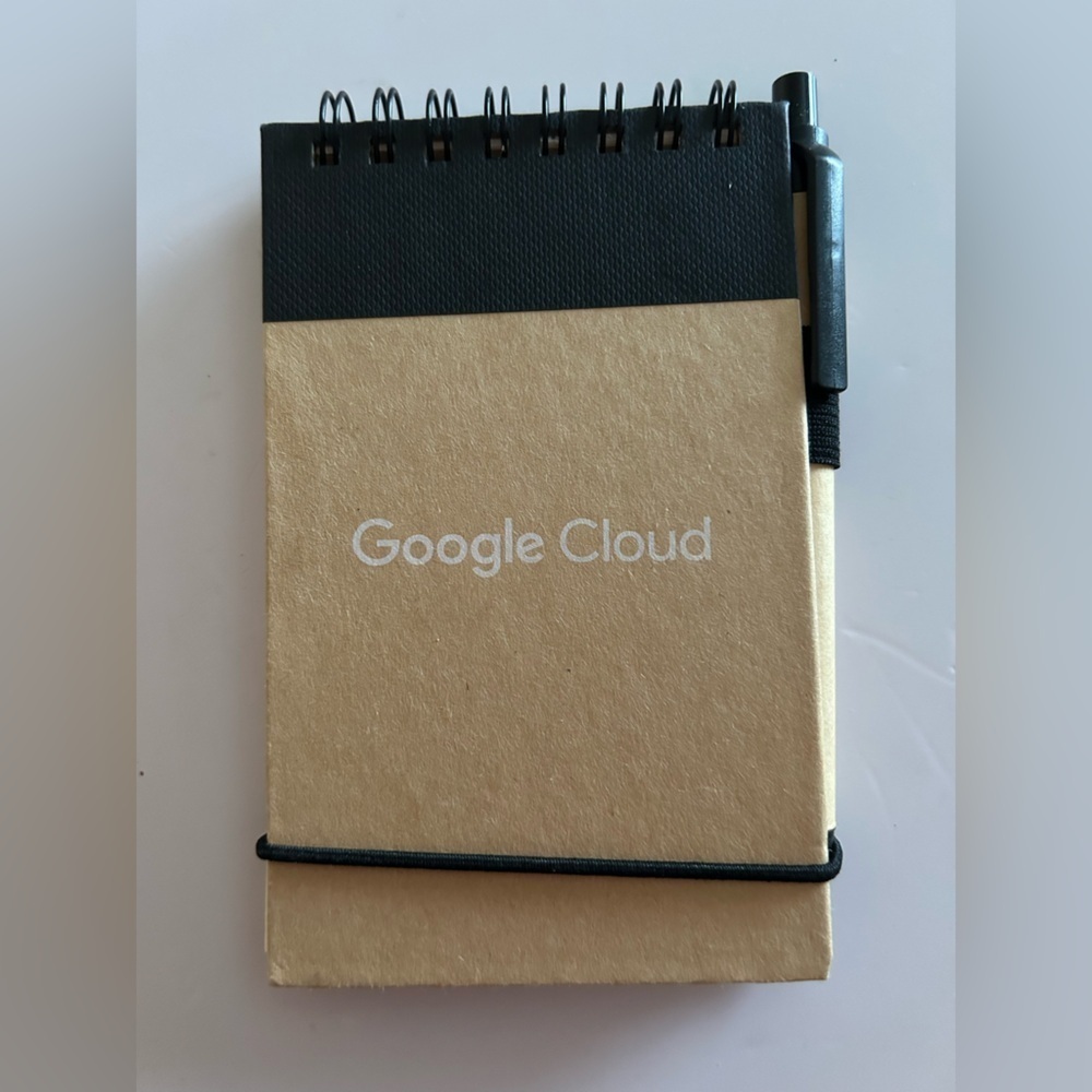 Google Cloud Recycled Notebook and Ballpoint Pen - BRAND NEW